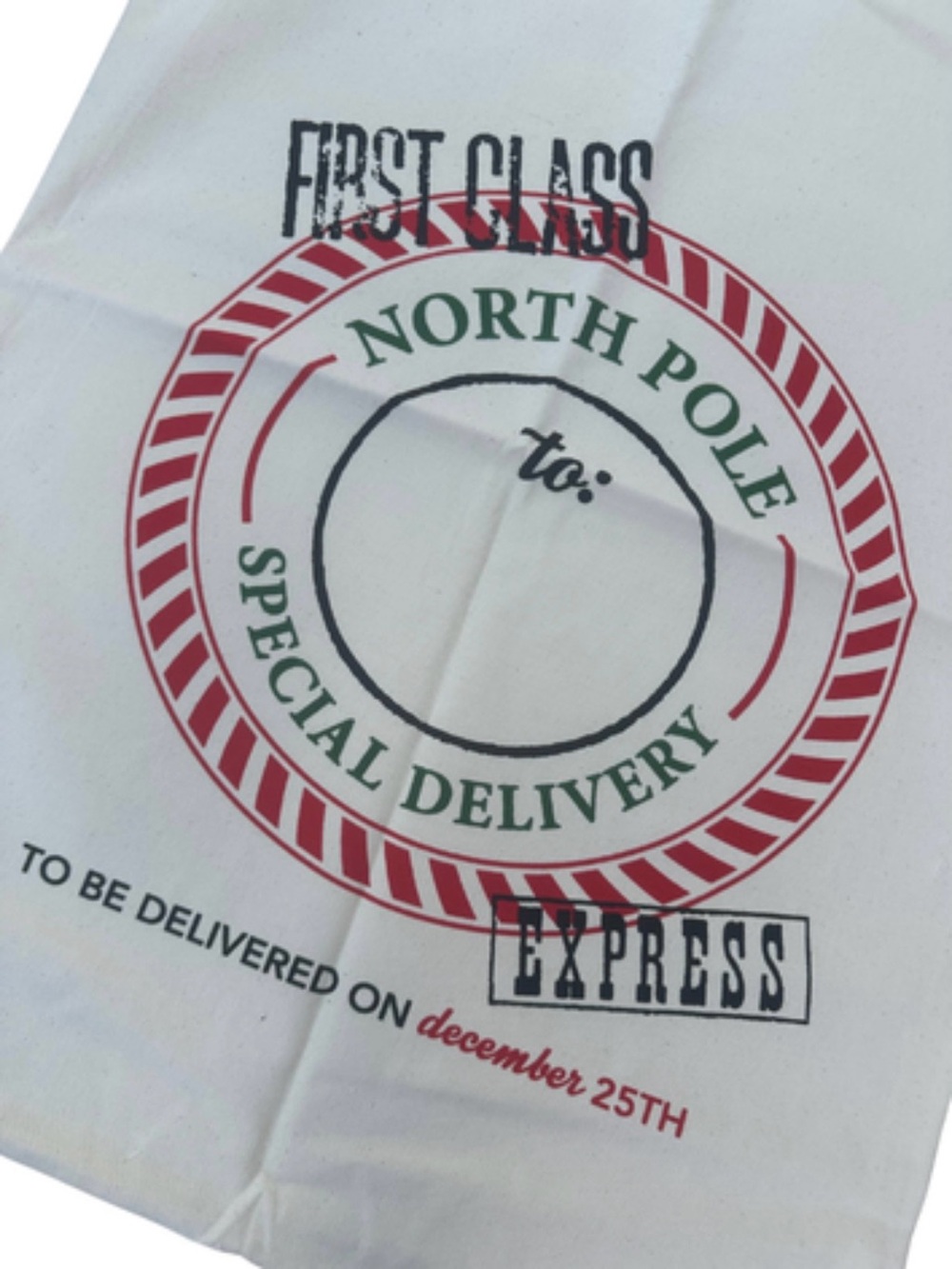 NWT North Pole Special Delivery Santa Sack - Picture 2 of 6